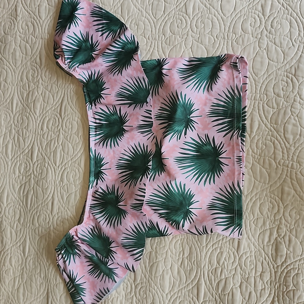 Kortni Jean ruffle swim top